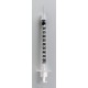 Syringe insulin with needle attached 0.5ml syringe with 29 gauge x 12.7mm needle BD Micro-Fine